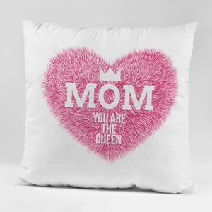 Art gift Възглавничка - Mom you are the queen