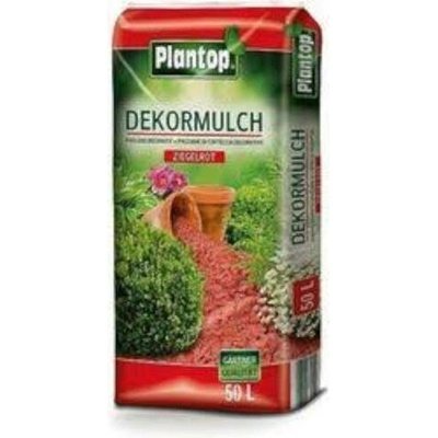 Plantop Mulč kůrový červený 50 l