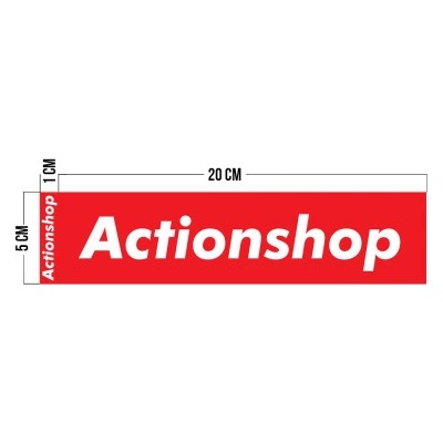Samolepka "Actionshop" Actionshop