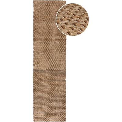 Flair Rugs Килим от юта в естествен цвят 60x230 cm Sol - Flair Rugs (503119374610)