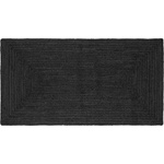 vidaXL Килим за площ Тъмносиво 100 x 200 cm юта (42010434)