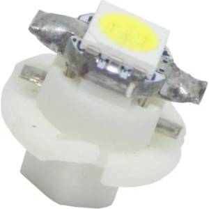  Лед крушки тип b8.4d 12v / 2w бял (b84dw)