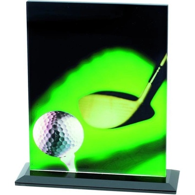 Zt235 Skleněná trofej golf