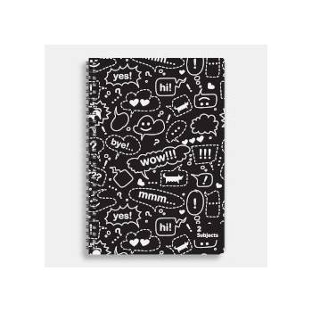 Sentio Тетрадка със спирала wow b5 70л 2 теми