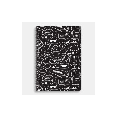 Sentio Тетрадка със спирала wow b5 70л 2 теми