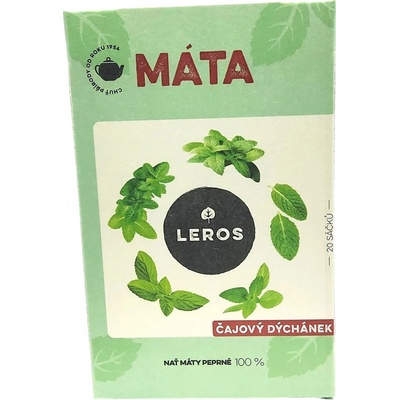 Leros Máta nálevové sáčky 20 x 1,5 g