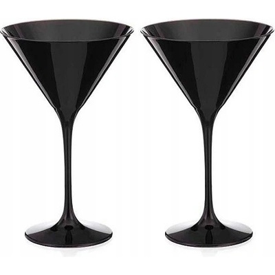 Diamante sklenice na Martini Ghost Black 2 x 210 ml