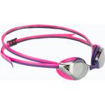 arena Детски очила за плуване Arena Python Mirror Jr silver/shocking pink/plum