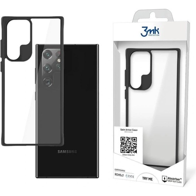3mk Protection Kейс-гръб 3mk SatinArmor+ за Samsung S22 Ultra, Тъмнозелен (3M003168-0)