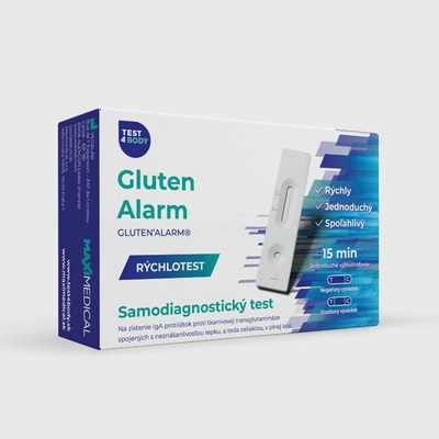 Test4Body Gluten Alarm samodiagnostický rychlotest na zjištění celiakie z krve