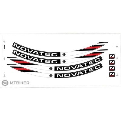 Novatec nálepky na ráfiky MTA20C-29xH20 (Flowtrail 29)