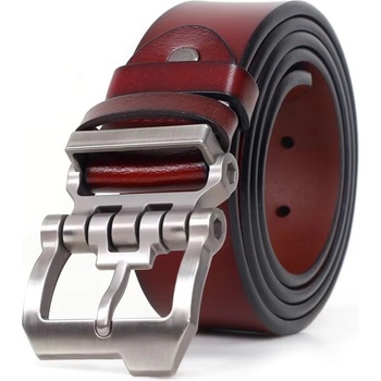 DELIS Мъжки колан c-157, естествена кожа, кафяв (c-157)