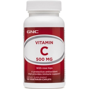 GNC Gnc-ВИТАМИН С 500 мг С ШИПКИ 100 вег. капсули