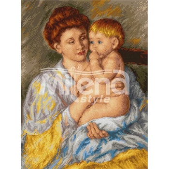Milena Style Майчинство - гоблен със схема конци Ariadna 1: 4