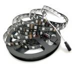  5V USB LED Лента Многоцветна 5050-30 SMD/m RGB, 7.2 W/m, IP20, ролка 5м ►4, 00лв/м (1200)