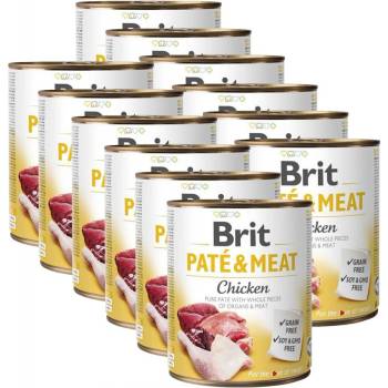 Brit Paté & Meat Chicken 12 x 0,8 kg