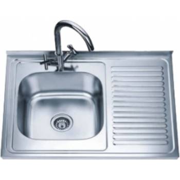 Cascada Мивка за кухня Cascada Алпака D8060PL лява 800x600x180мм (343796)