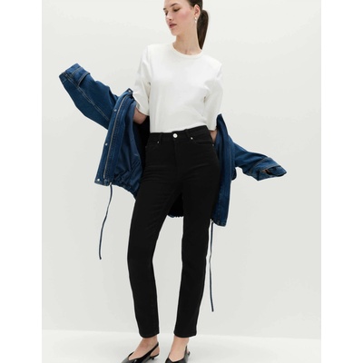 Marks & Spencer Разтегателни дънки с прав крачол Sienna Marks & Spencer черни Marks & Spencer | Cheren | ЖЕНИ | 8 REG