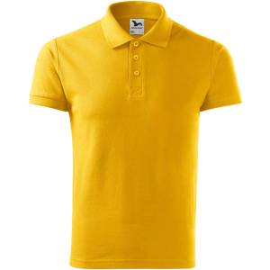 MALFINI Malfini cotton 212 / Мъжка поло тениска - жълта l (2120415)