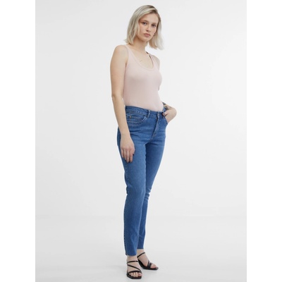 ORSAY Modré dámske skinny fit džínsy
