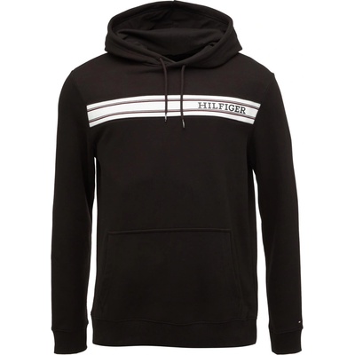 Tommy Hilfiger Monotype Stripe Lounge Hoody čierna