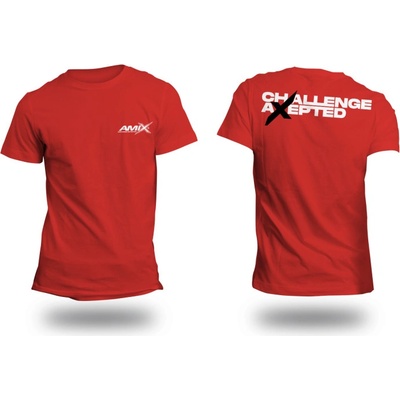 Amix Tshirt Challenge AXepted Červená, XL