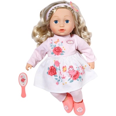 Zapf Creation ZAPF Creation Baby Annabell® Sophia 43cm кукла с рокля, клинове, обувки, лента за коса и четка (706572)