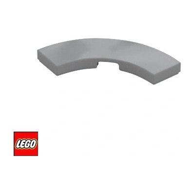 LEGO® 79393 Kruhová Dlaždice 3x3 rohová -zahlá Světle-Šedá