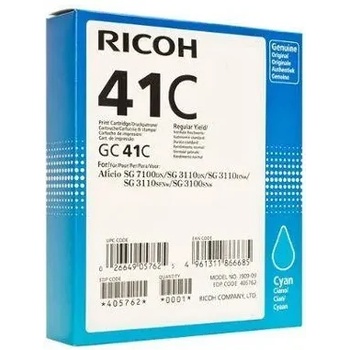 Image 1 of Ricoh Мастило гел RICOH GC41C, 2200 копия Cyan (RICOH-INK-GC41C)
