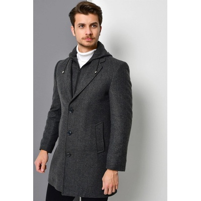 Dewberry pánský kabát černá – Zboží Dáma