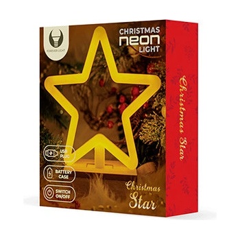 FOREVER LIGHT NEON LED dekorácia HVIEZDA FLNW04 RTV100428 s podstavcom