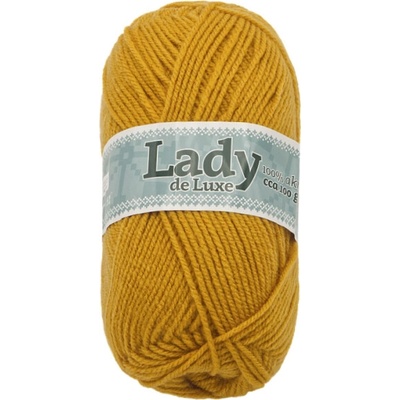 Bellatex Příze LADY de Luxe 100g / 238 m hořčicová