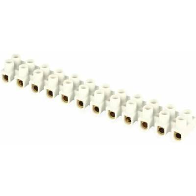 Emos Skrutková svorkovnica 12×4–6mm2, 450V, biela A4102