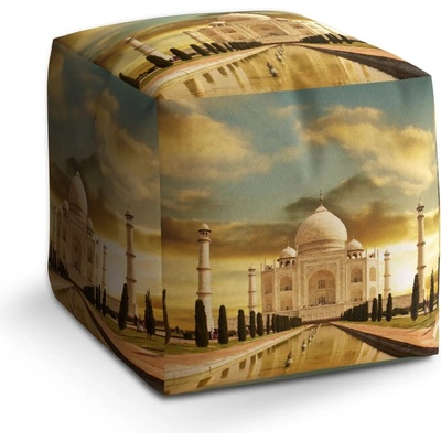 Sablio Taburet Taj Mahal: 40x40x40 cm