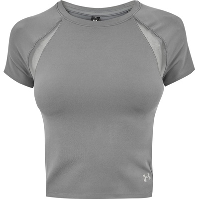 Under Armour Фланелка с къс ръкав Under Armour Women's Motion Mesh Short Sleeve Performance Gym Top - Green/Titanium