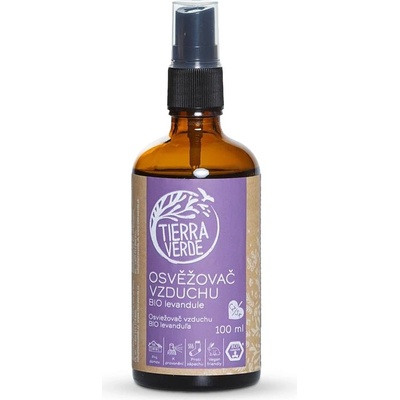 Tierra Verde Osviežovač vzduchu BIO levanduľa 100 ml