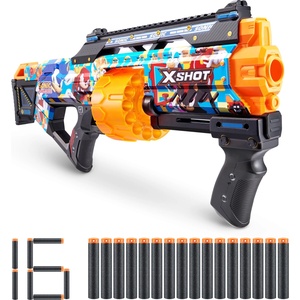 ZURU Бластер X-Shot Skins - Last Stand, Sonic, 16 меки стрели (36704A) - baby