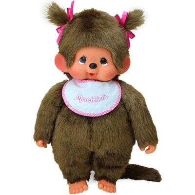 Monchhichi Мончичи момиче с две плитки 45см