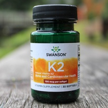 Swanson Vitamín K2 MK7 100 mcg 30 kapsúl
