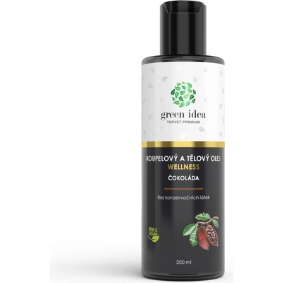 Green idea Mandlový s čokoládou koupelový olej 200 ml