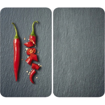Wenko Комплект от 2 стъклени капака за печка , 52 x 30 cm Cayenne - Wenko (53890100)