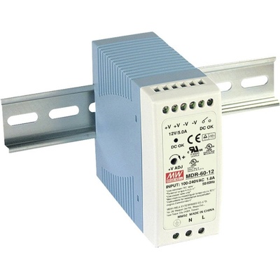 MEAN WELL MDR-60-24 síťový zdroj na DIN lištu 24 V/DC 2.5 A 60 W Počet výstupů:1 x Obsah 1 ks