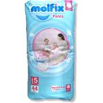 Molfix pants бебешки гащи 5, 44 броя, 12-17кг