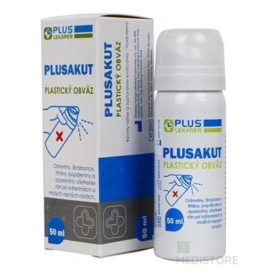 PLUS LEKÁREŇ PLUSAKUT Plastický obväz tekutá ochranná náplasť v spreji 1x50 ml