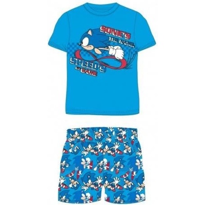 E plus M pyžamo Sonic modrá