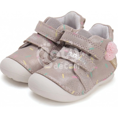 D.D.step kožené boty S015-51219A Silver