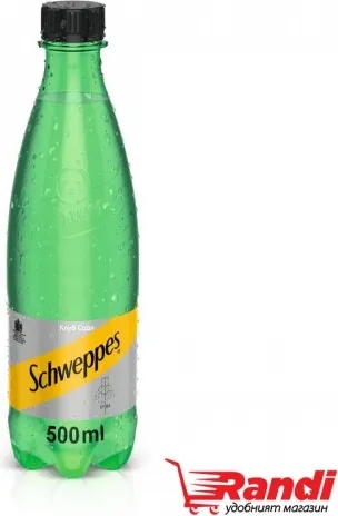 Schweppes Газирана вода Schweppes Клуб Сода 500мл