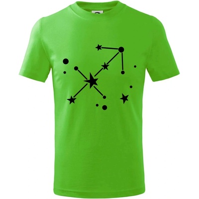 Súhvezdie Sagittarius Strelec tričko detské Apple Green