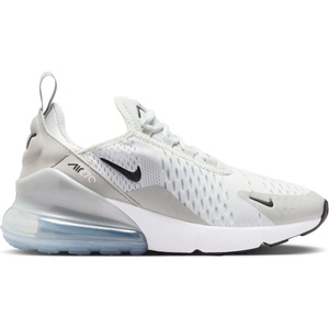 Nike Юношески маратонки Nike Air Max 270 React Junior Trainers - Grey/Black