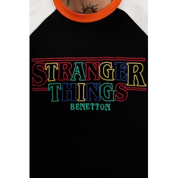 Benetton Памучен суичър United Colors of Benetton x Stranger Things (38JZU10B9)